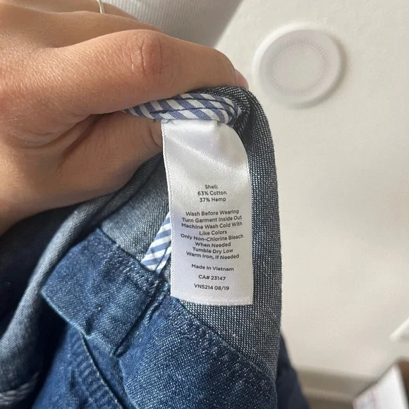 Talbots Safari Denim Jacket Medium NWT - Picture 11 of 11